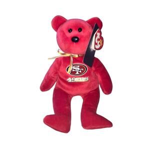 2015 Ty Beanie Babies San Francisco 49ers Beanie Bear